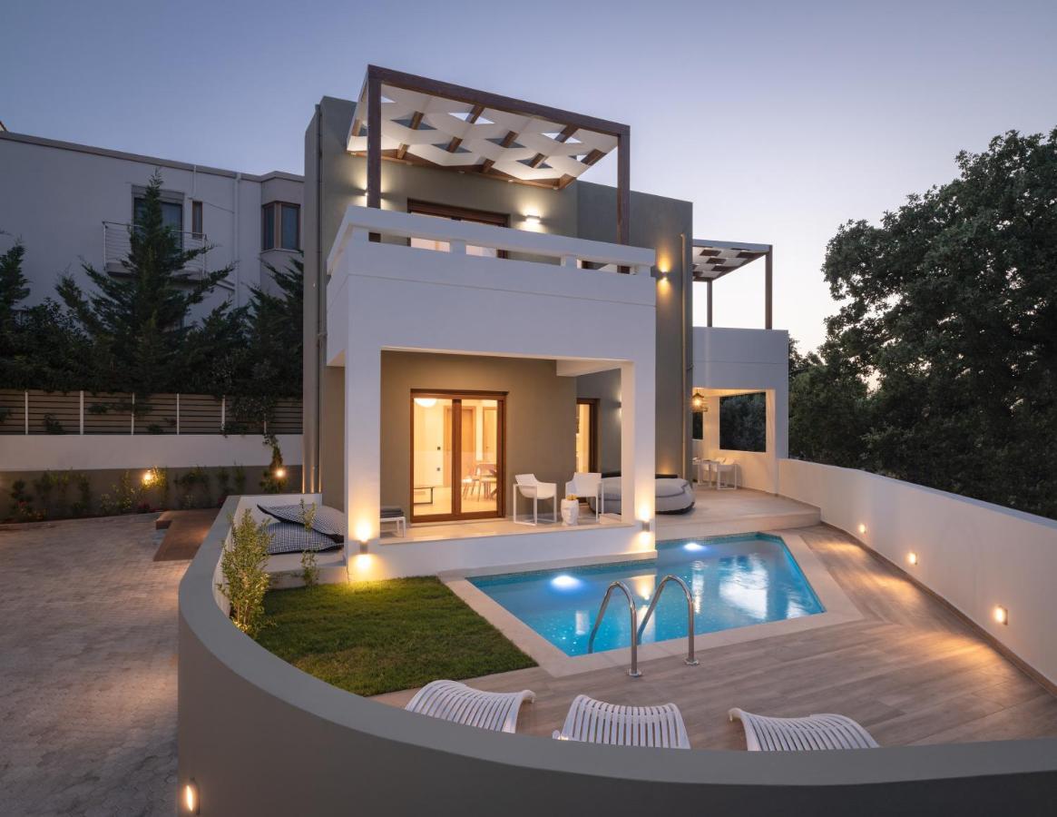 De Light Boutique Villas I II & III - Close To Rethymno, By Thinkvilla Atsipopoulo Exterior photo